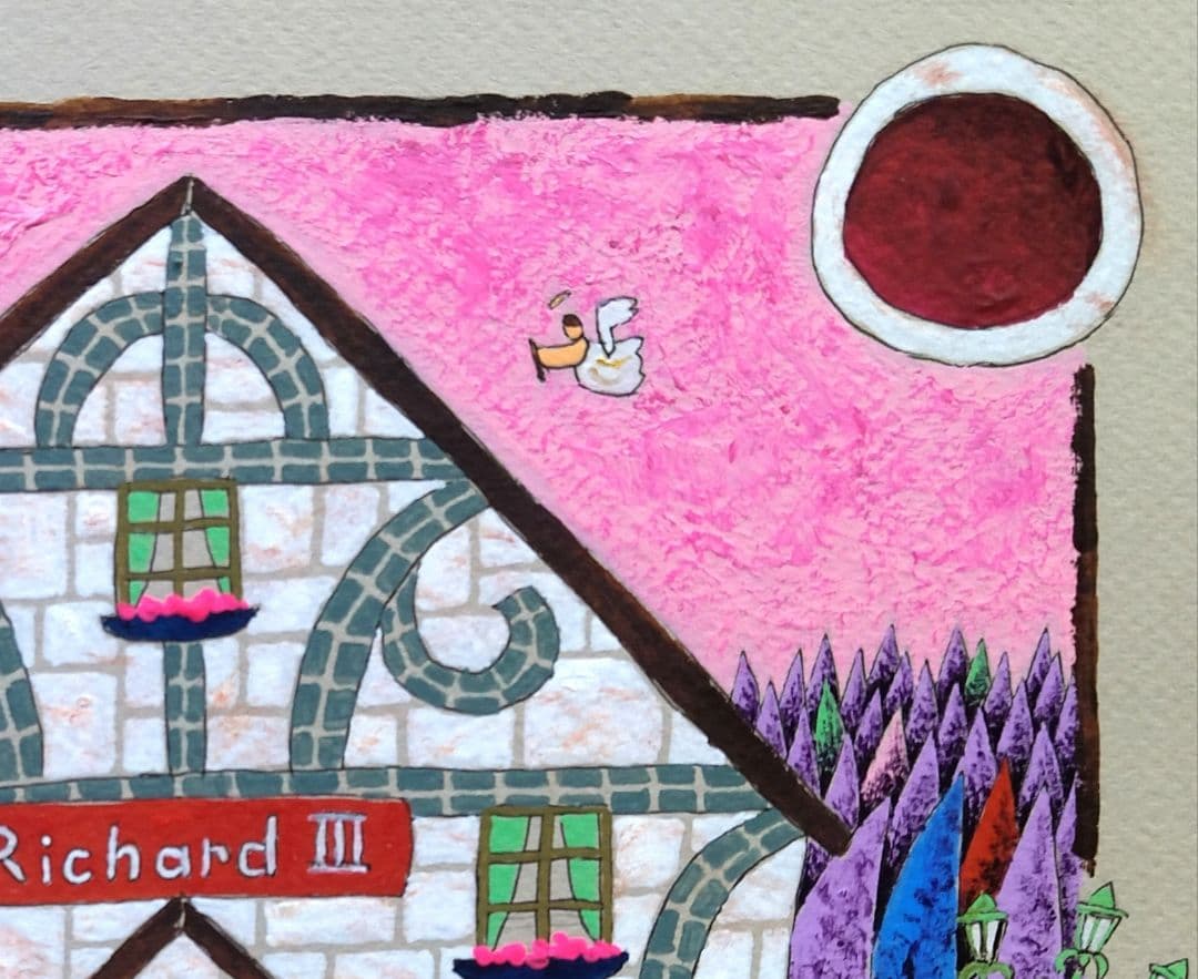 奥村ユズル　水彩画原画　森のシェークスピア劇場