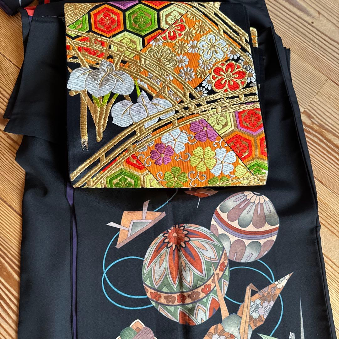 洗える振袖　撫松庵