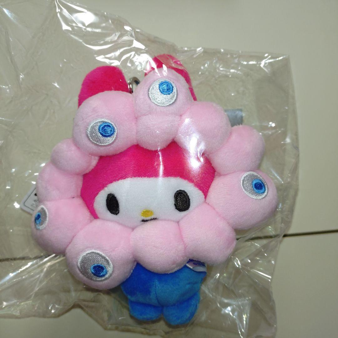 サンリオ マイメロディ ミャクミャク マスコットキーホルダー　カラビナ付き