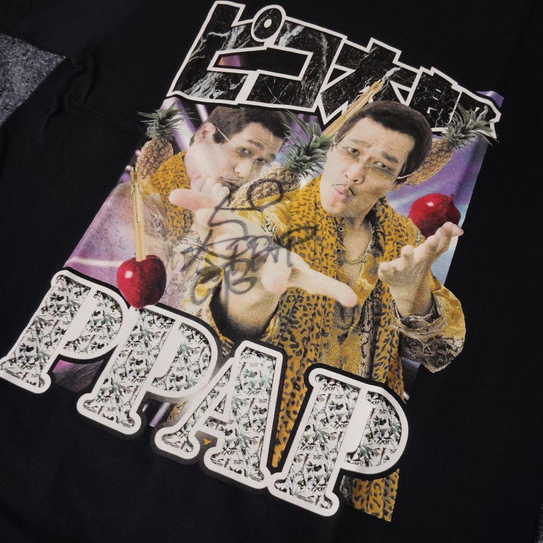 タレント・お笑い芸人 PIKOTARO.Autographed PPAP PHOTO T-shirt