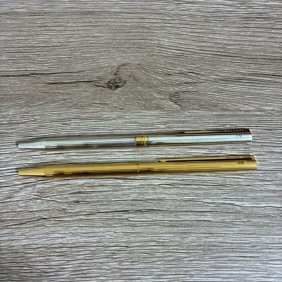 S.T. Dupont STYLO BILLE ゴールド　シルバー