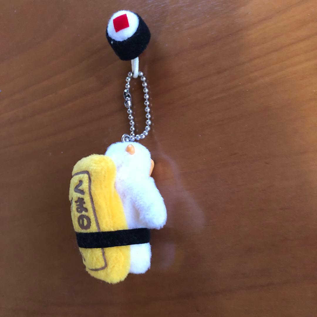 ミニぬいぐるみキーホルダー等　くまのプーさん（お寿司）【６個セット】