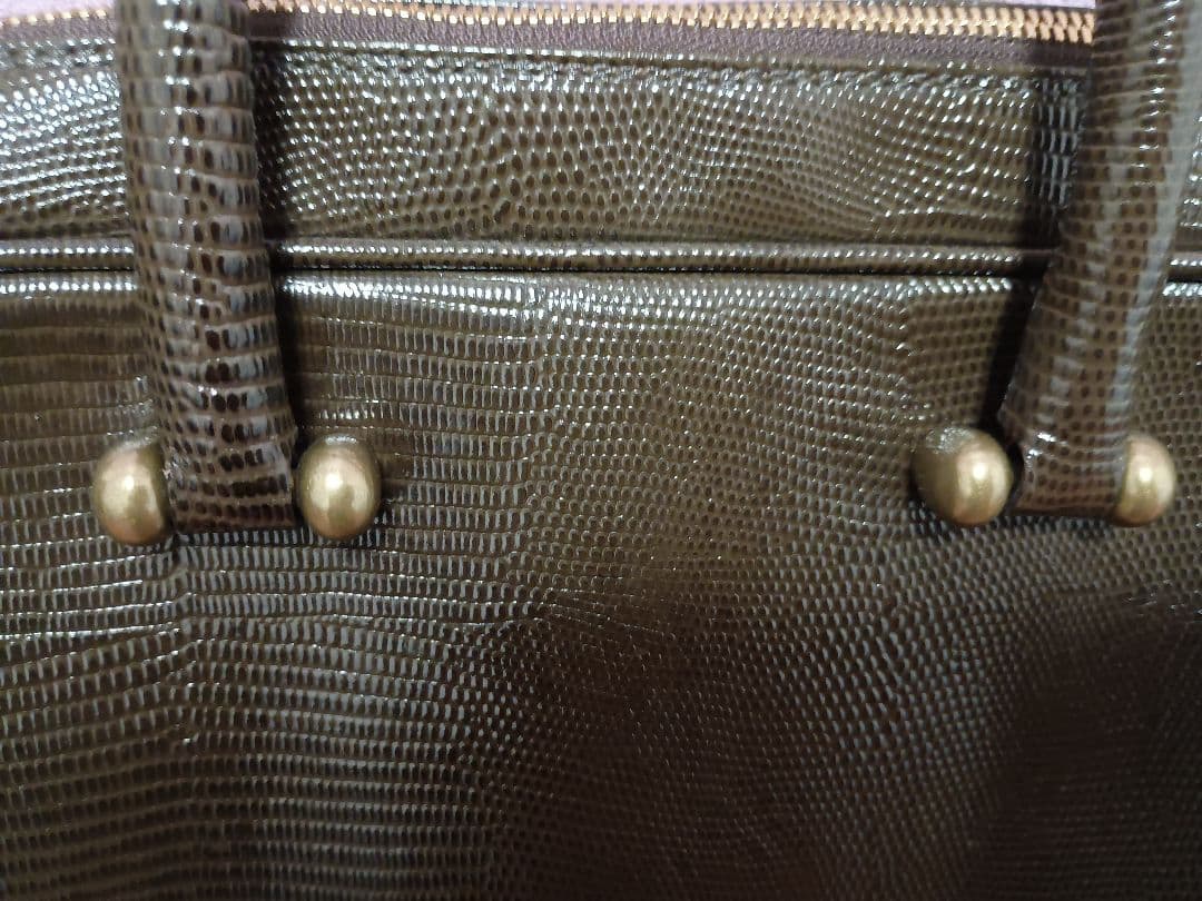 極美品TOFF&LOADSTONEトフ＆ロードストーンブリーフケース型押しレザー