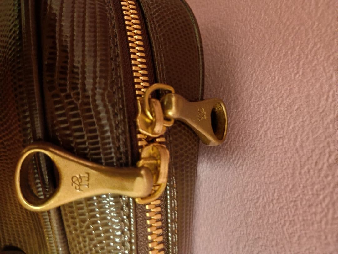 極美品TOFF&LOADSTONEトフ＆ロードストーンブリーフケース型押しレザー