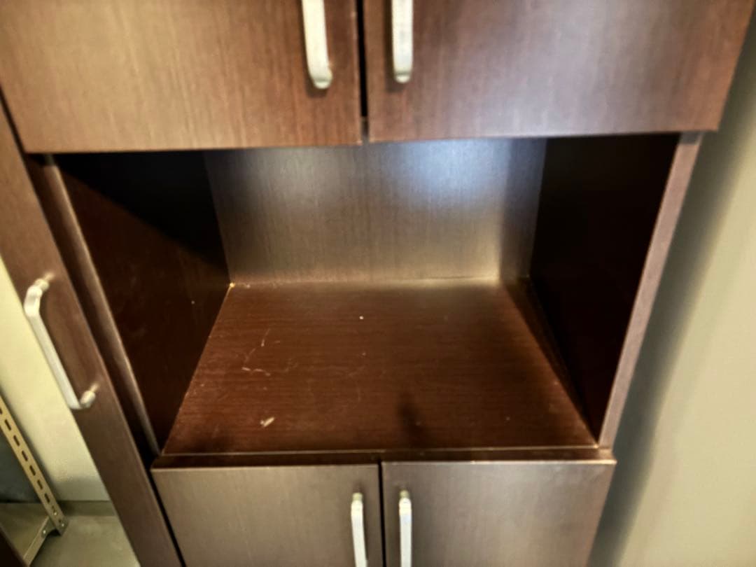 ニトリ　サンレモ　シューズボックス ダークブラウン