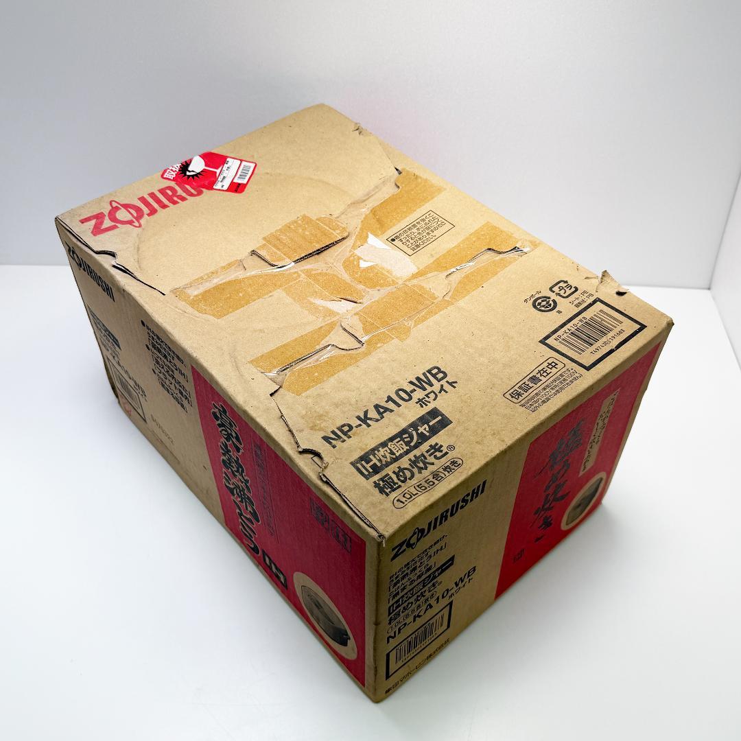 未使用 ZOJIRUSHI IH炊飯ジャー 極め炊き NP-KA10-WB