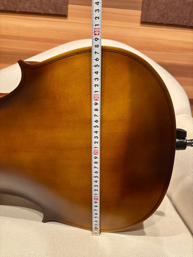 【San】1/2 チェロ ソフトケース・弓付き 初心者向け 分数