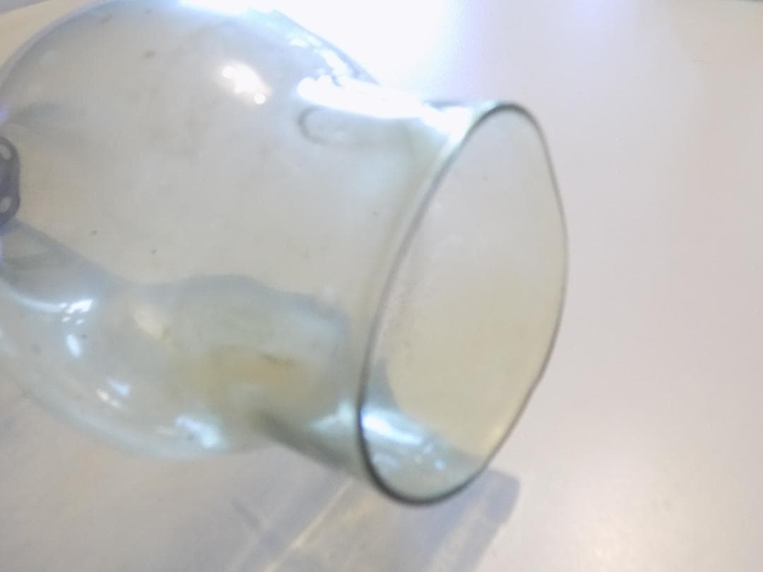 大珍品　日の丸と満州国旗があしらわれた古い灯油ランプ