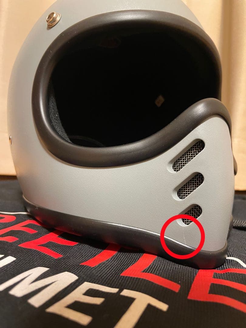 OCEAN BEETLE MTX ヘルメット XL グレー　コレクション観賞用