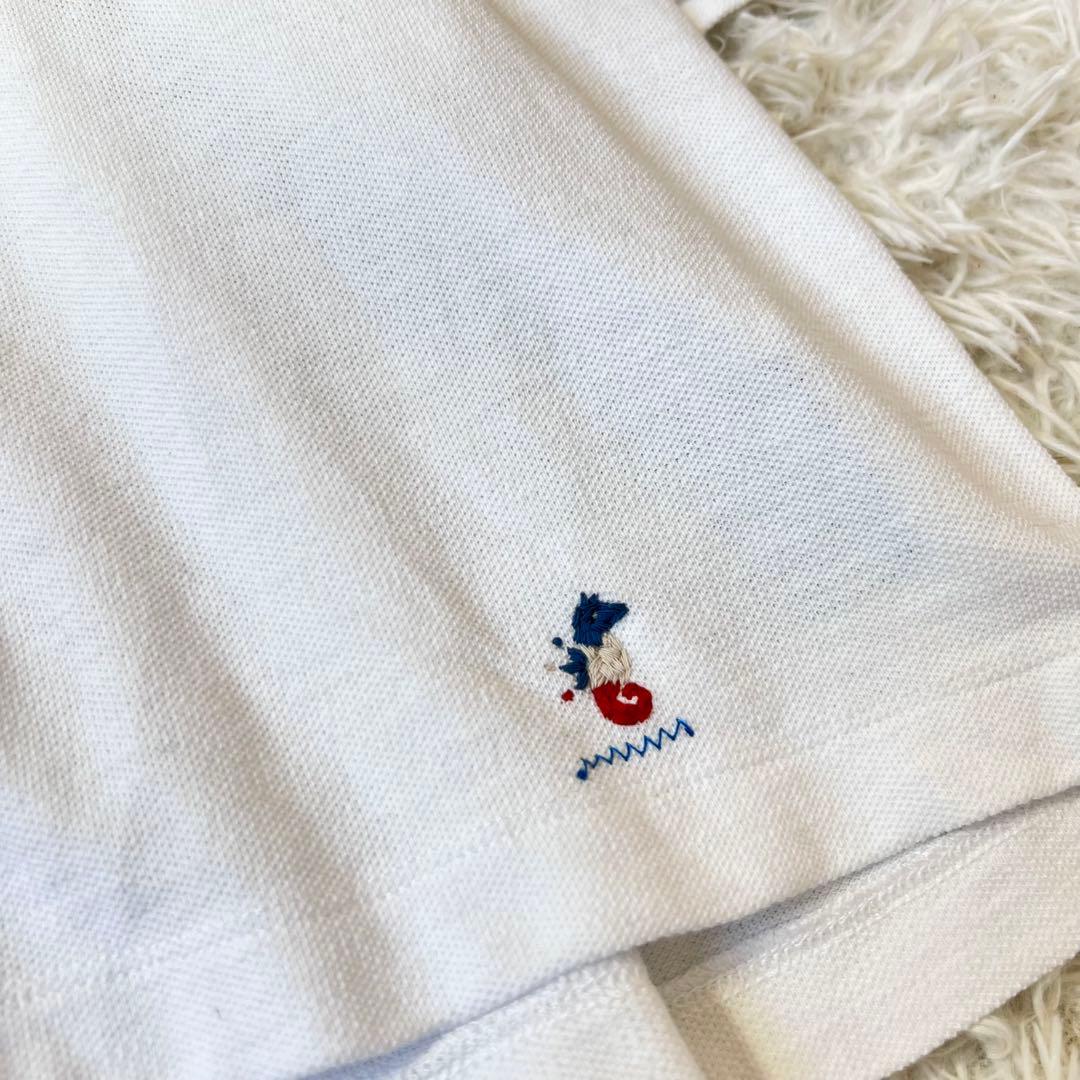 45R ハチノス カノコ 908 オーシャン ポロ 再び フリル ホワイト