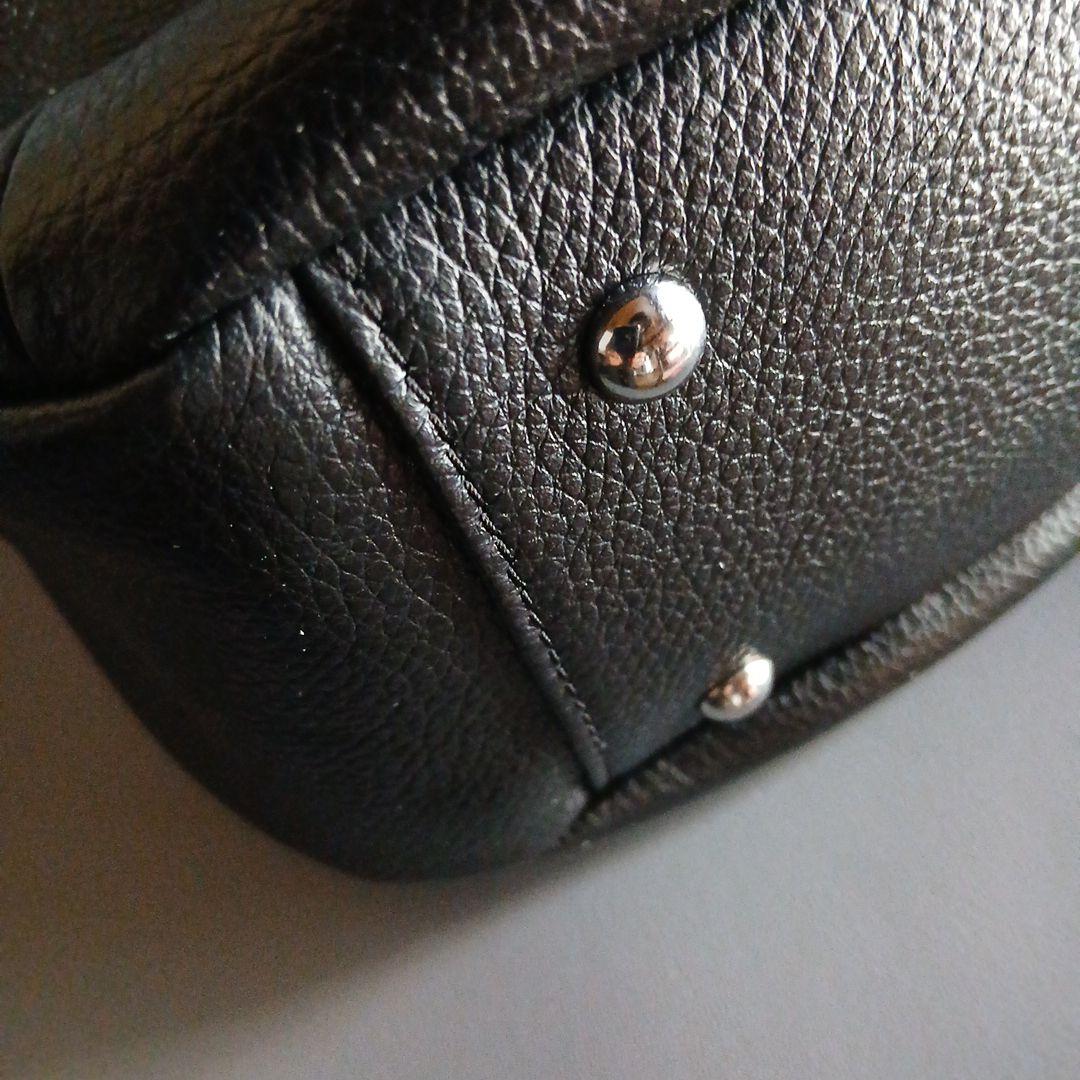 新品未使用・BEARDSLEY ラウンドミニボストンバック　ブラック