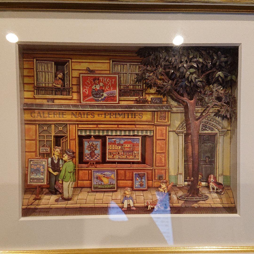 新品   シャドーボックス完成品  アート