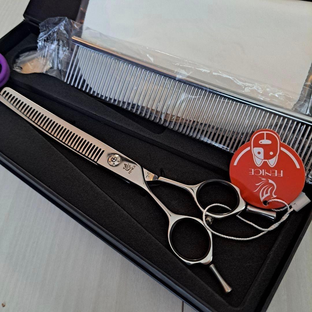 【売約済】新品★フェニーチェ左利き用 カーブセニングシザー★50%★7in