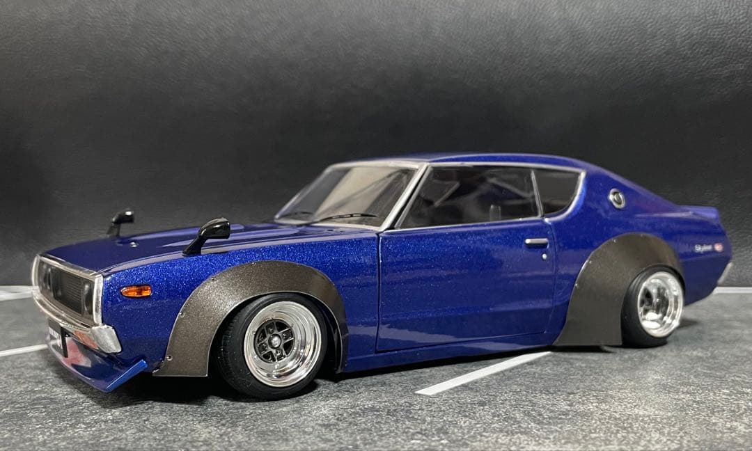 1/24 アシェット 国産名車 スカイライン ケンメリ 旧車 改造車 カスタム