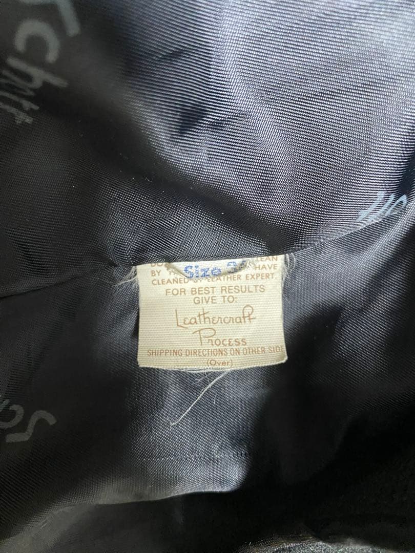 Schott ブラック シングルライダース 36