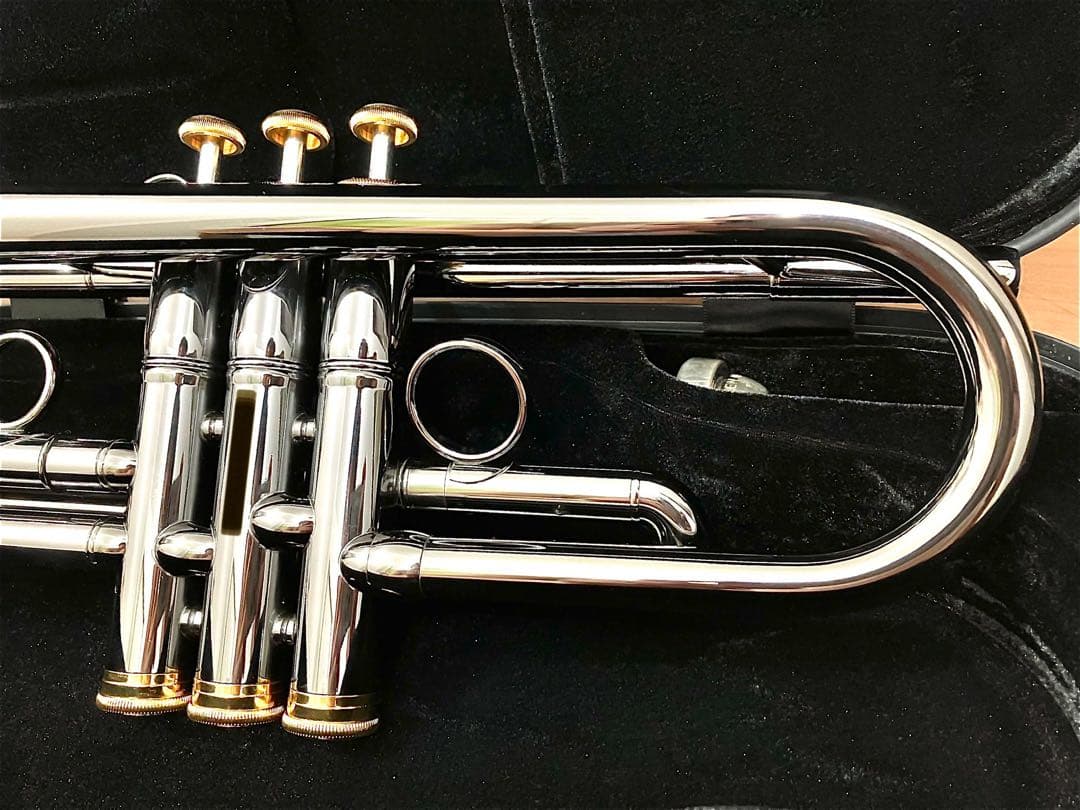 QUEEN BRASS ZORRO トランペット　ブラックニッケル仕上