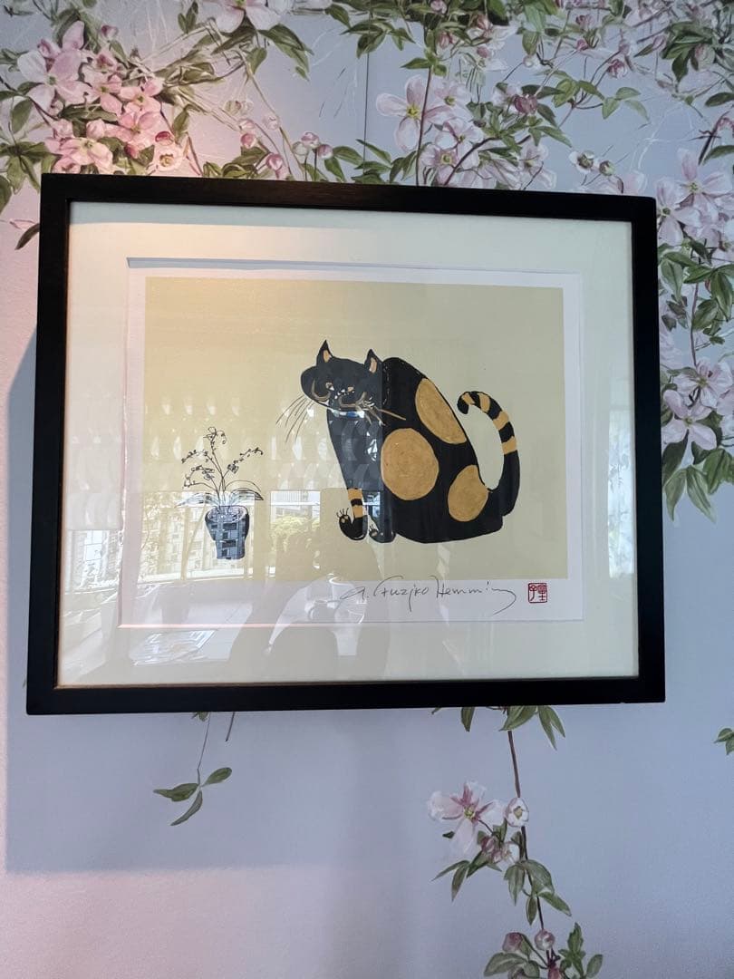 【真作】フジコヘミング　くりくり　シルクスクリーン　AP 直筆サイン　希少