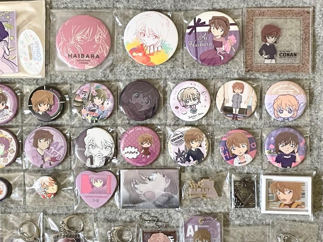 名探偵コナン 灰原哀 まとめ売り 缶バッジ アクキー シェリー 公式 希少多数