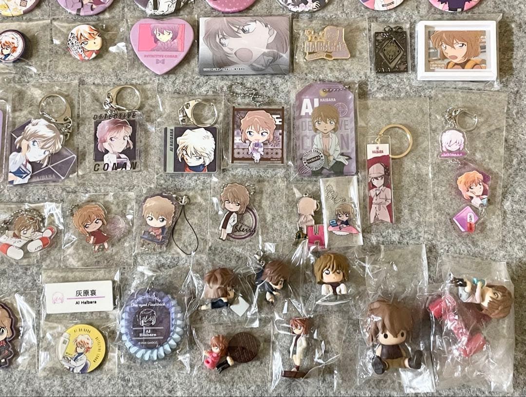 名探偵コナン 灰原哀 まとめ売り 缶バッジ アクキー シェリー 公式 希少多数