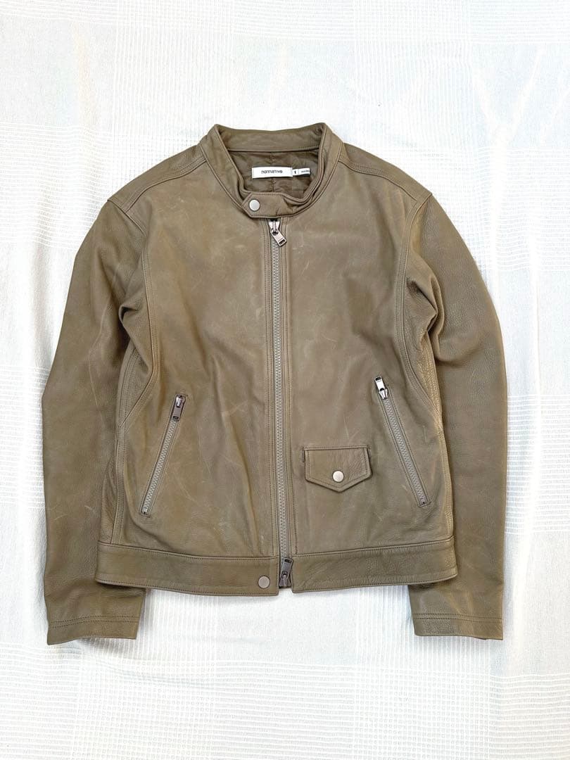 nonnative RIDER BLOUSON LEATHER レザー
