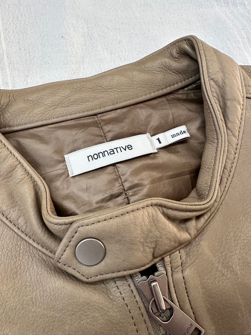 nonnative RIDER BLOUSON LEATHER レザー