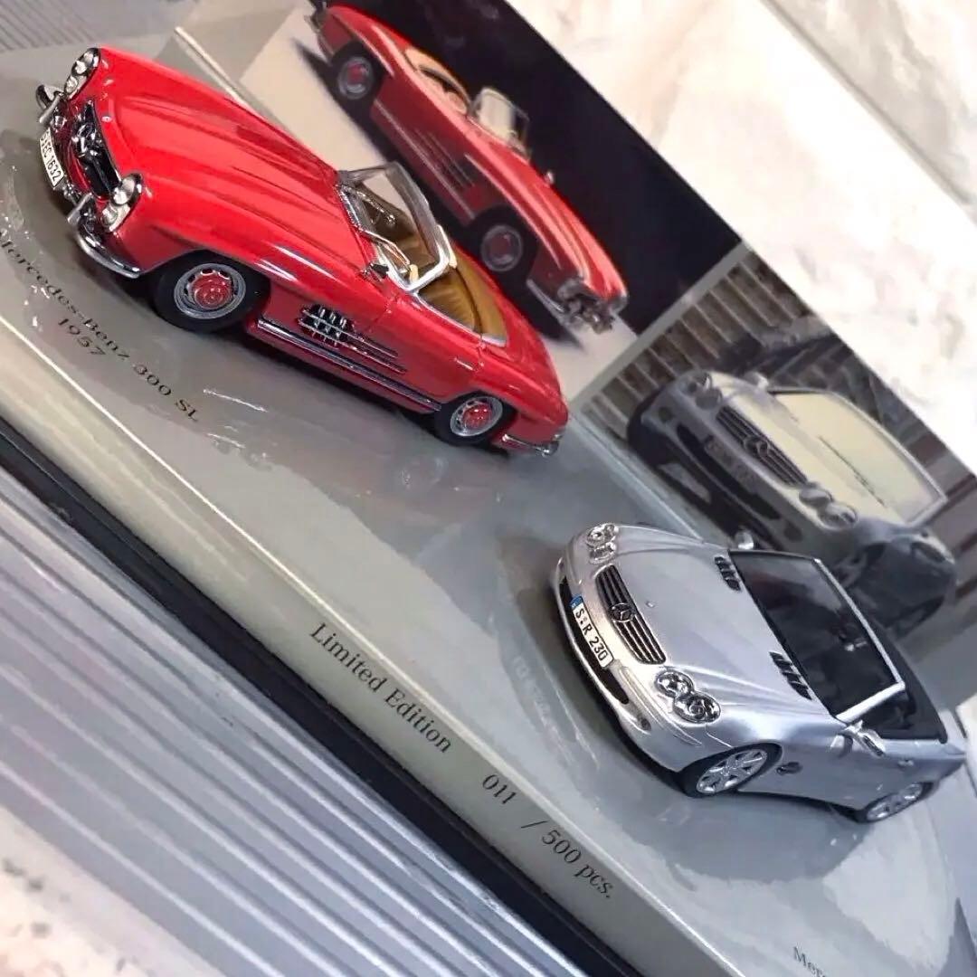 Mercedes-Benz SL 2台　1/43