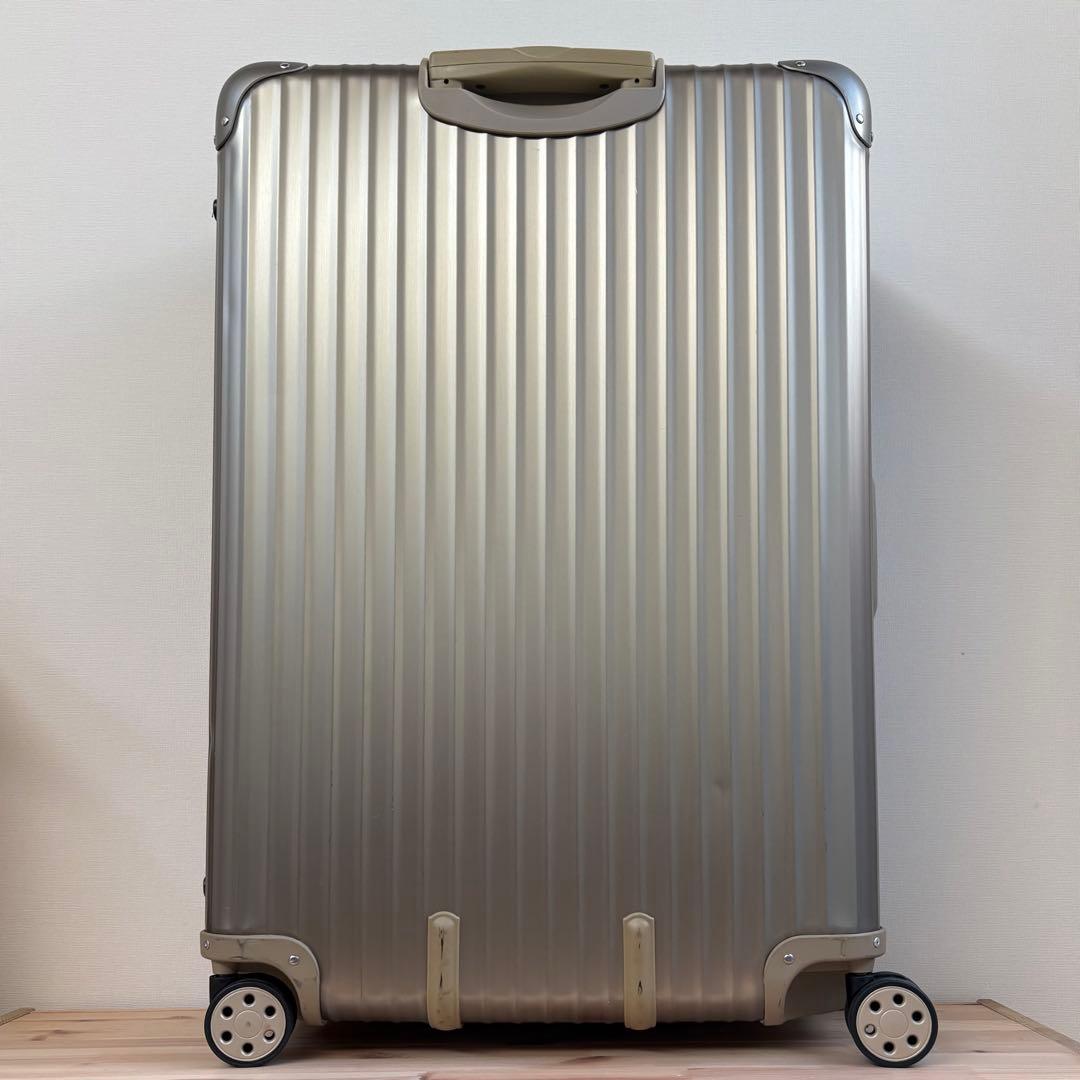 美品　RIMOWA TOPAS TITANIUM 98L キャリーケース　付属有