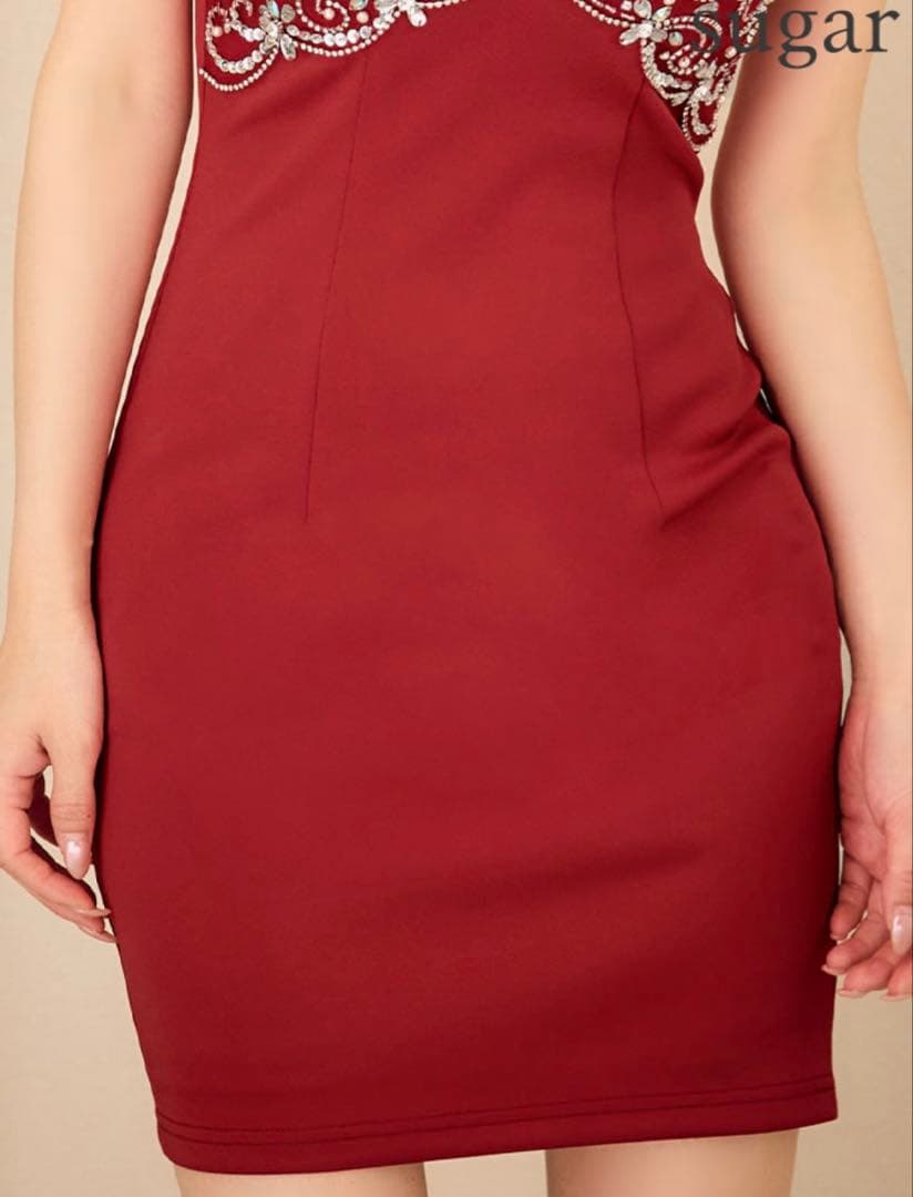 Angel R ビジュードレス　レッド　Sサイズ