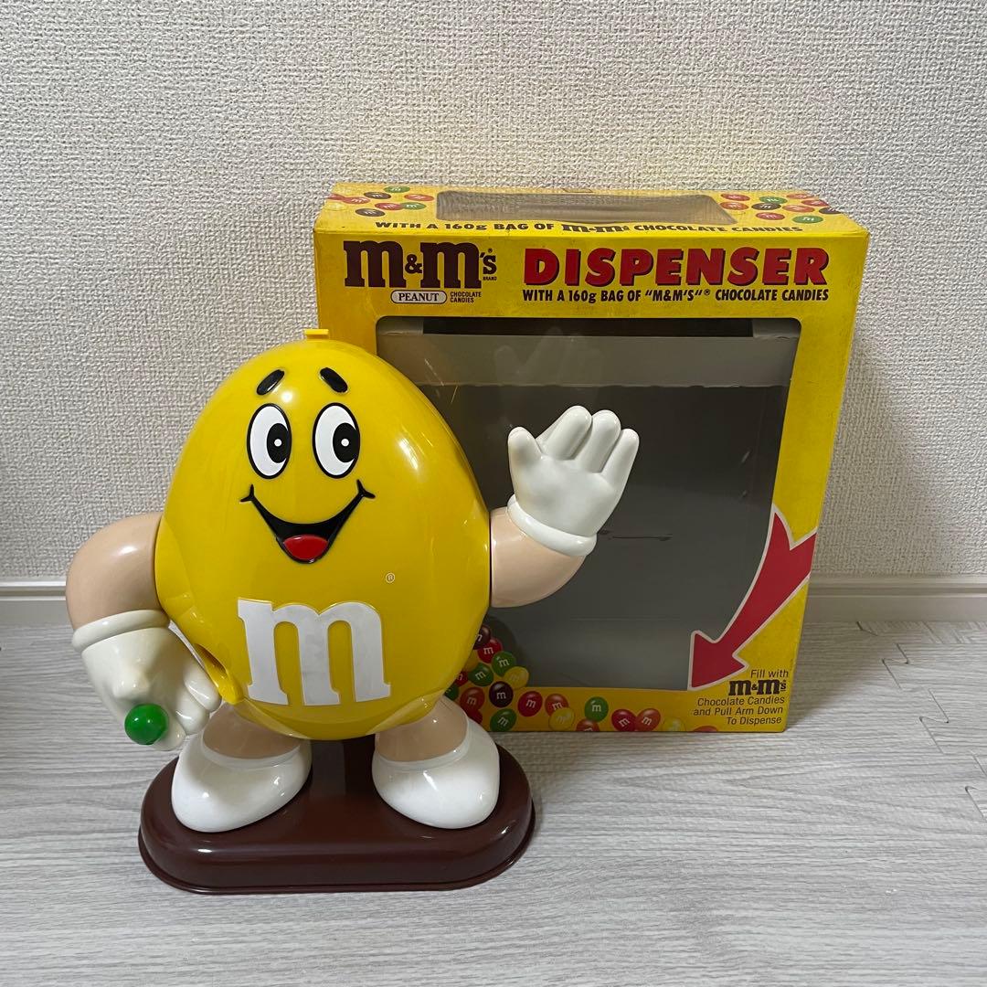M&M's(エムアンドエムズ)イエローディスペンサー 希少 アンティーク