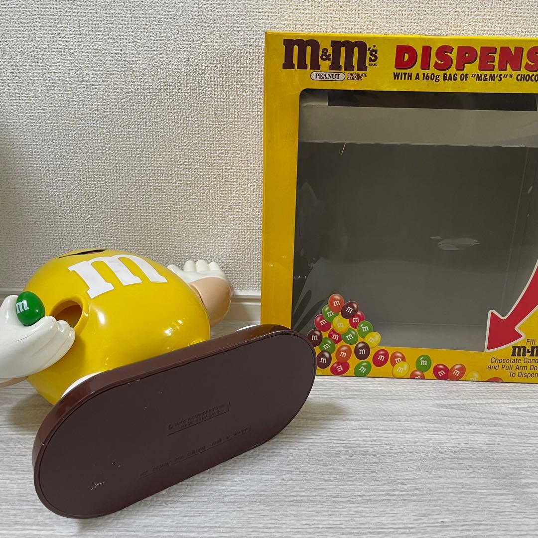 M&M's(エムアンドエムズ)イエローディスペンサー 希少 アンティーク