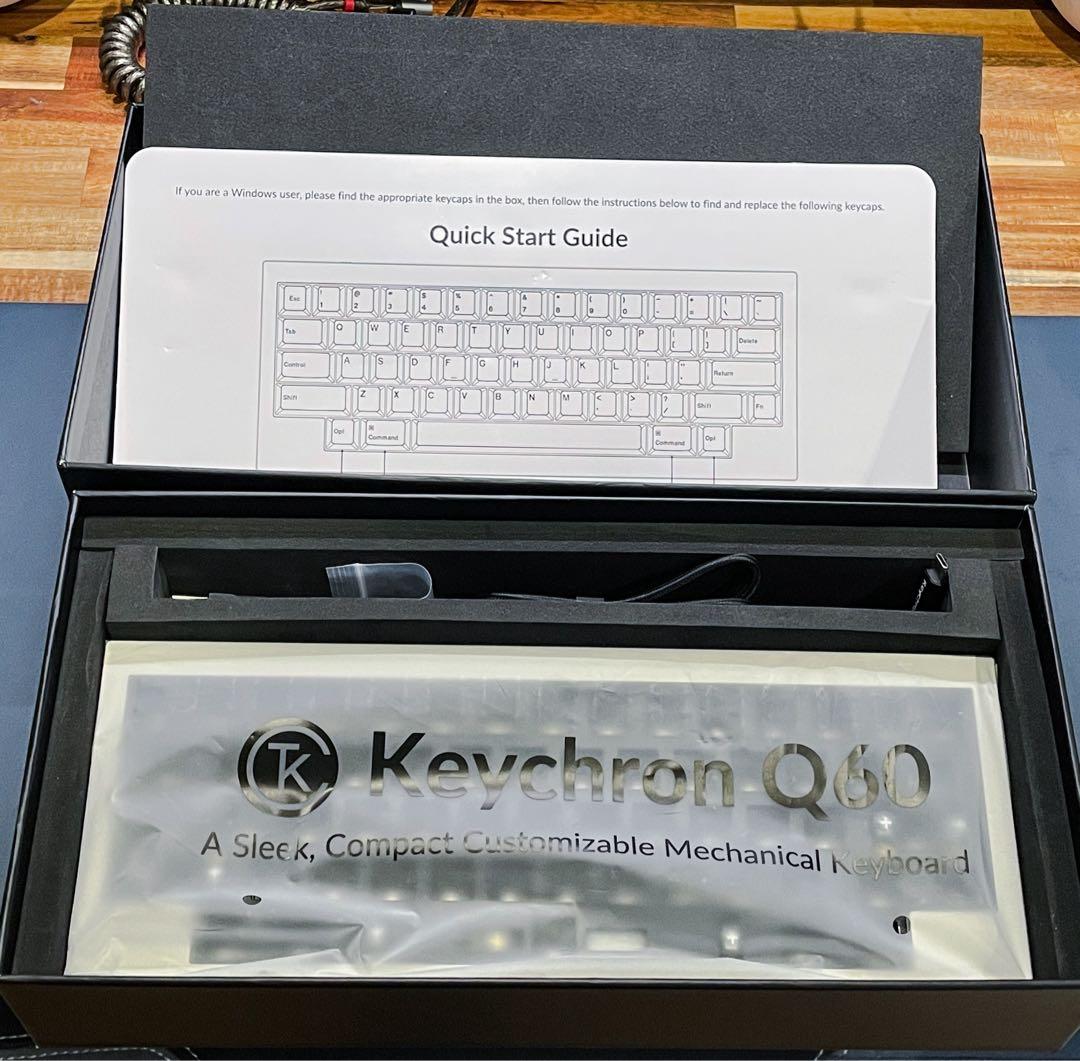 Keychron Q60 QMK ベアボーン メカニカル キーボード HHKB