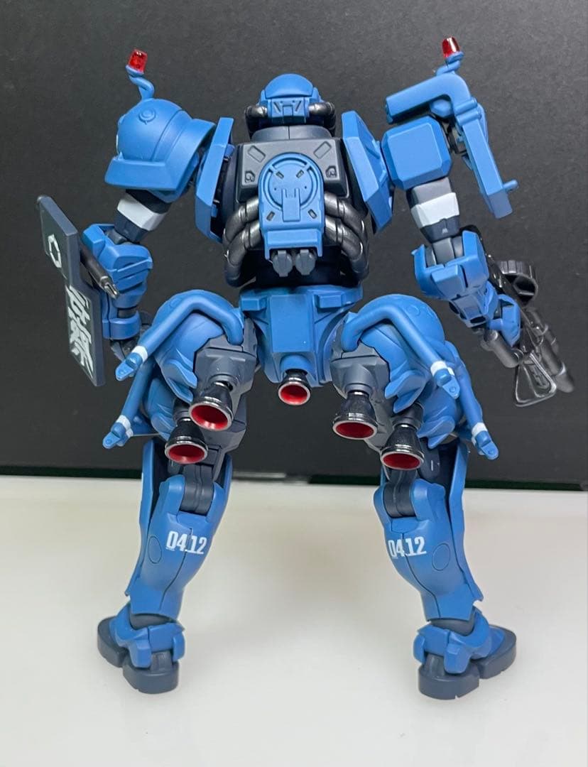 ★塗装改修完成品HG 軍警ザク/ジークアクス/GQuuuuuuX★