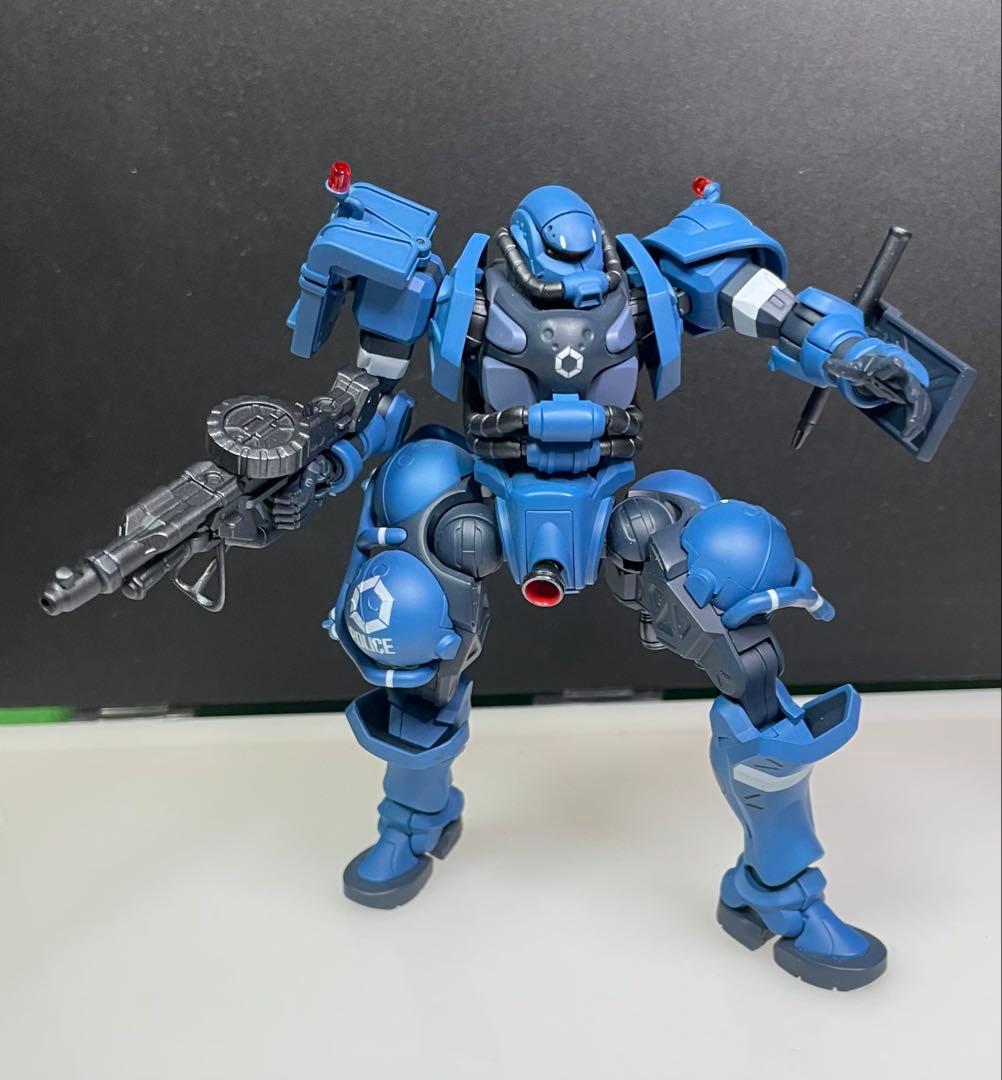 ★塗装改修完成品HG 軍警ザク/ジークアクス/GQuuuuuuX★