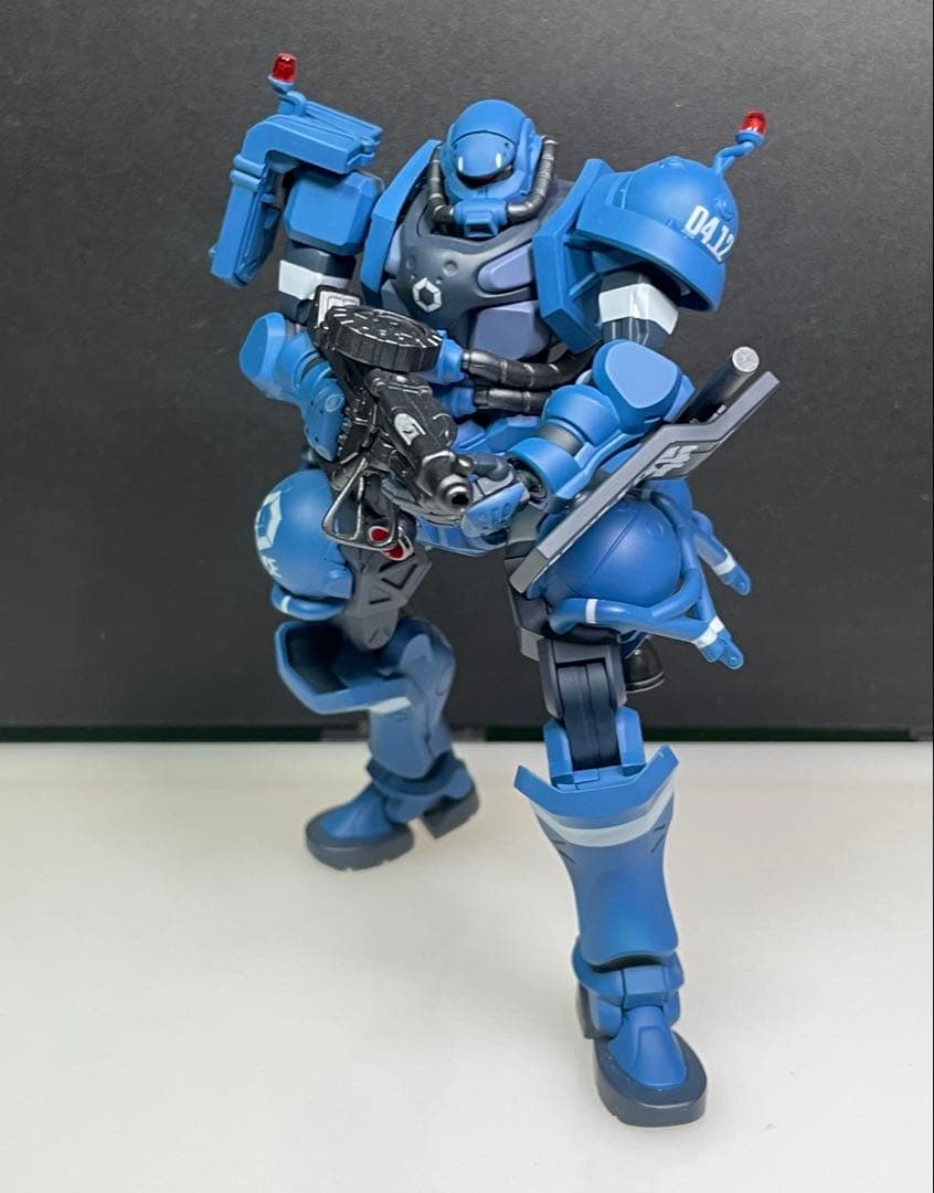 ★塗装改修完成品HG 軍警ザク/ジークアクス/GQuuuuuuX★