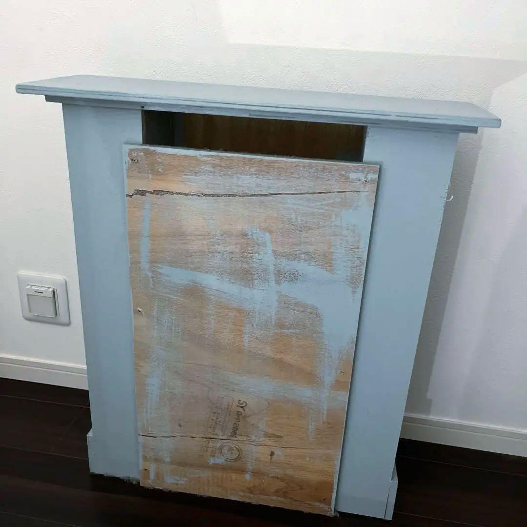 マントルピース　暖炉　シャビーシック