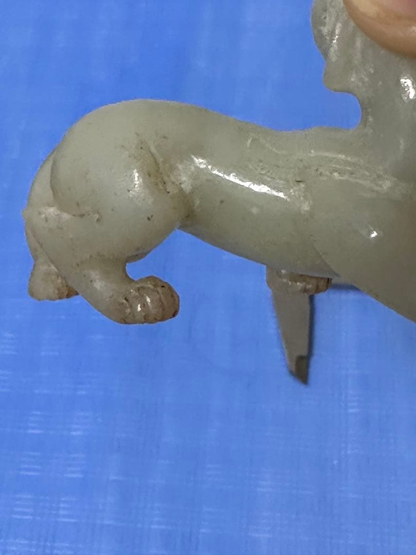 SoMaさん專用 中国玉制古玉神獣 和田玉 白玉