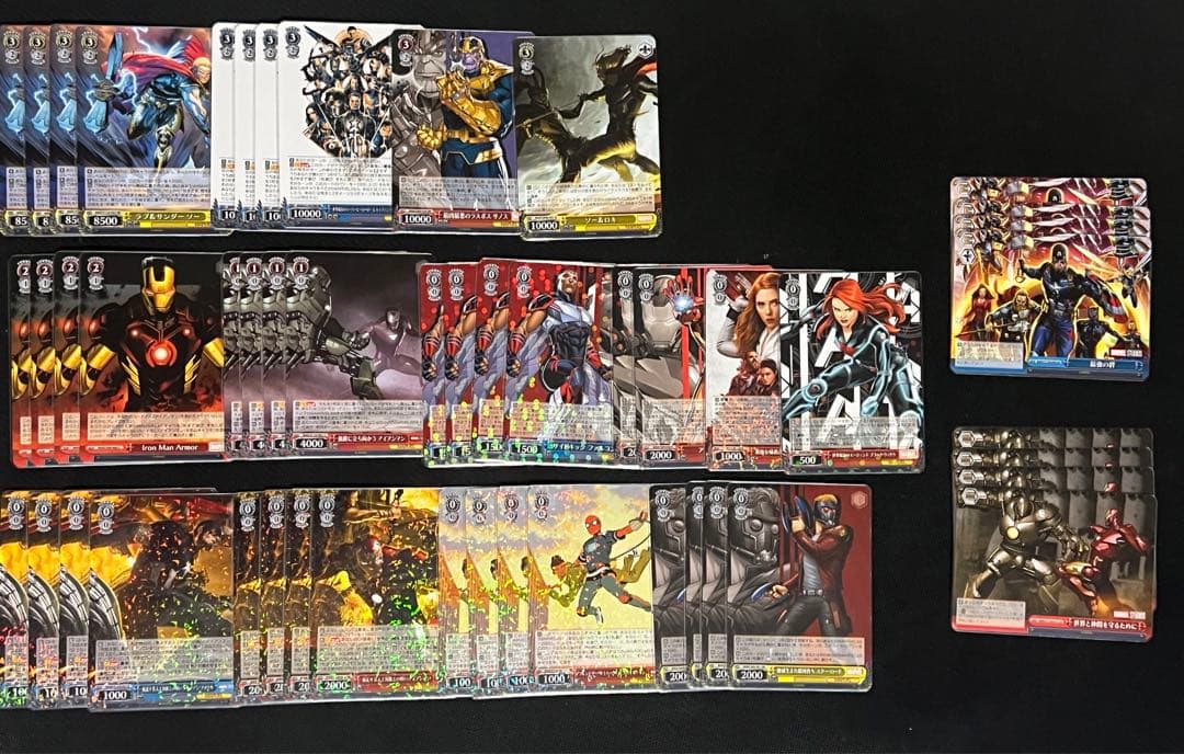 ヴァイスシュヴァルツ marvel 扉門デッキ パーツ付き　値段交渉可