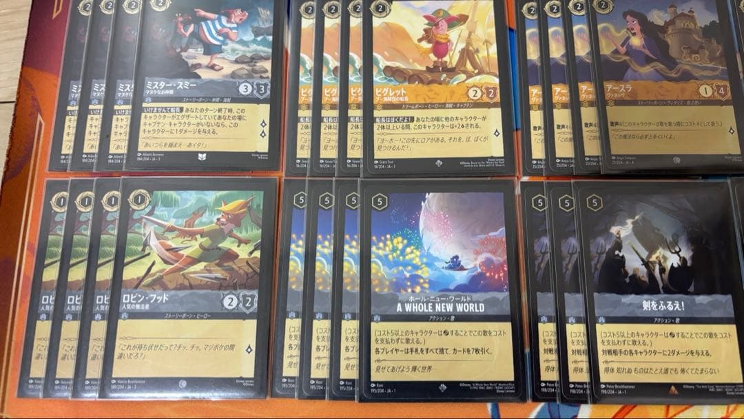 ディズニーロルカナ　アンバー　スティール　構築済み　デッキ　60枚