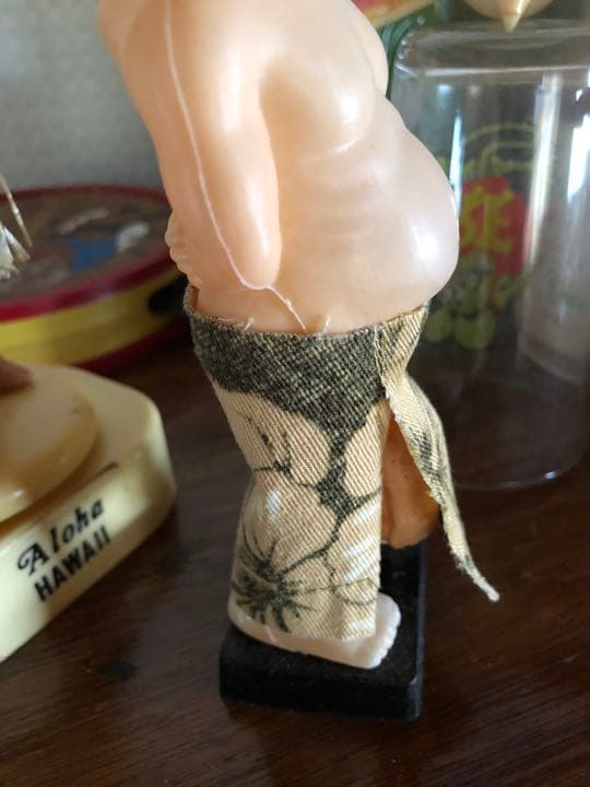 ティキ　ハワイ　ハワイアン　ソフビ　ビンテージ　アメリカ　人形　メネフネ