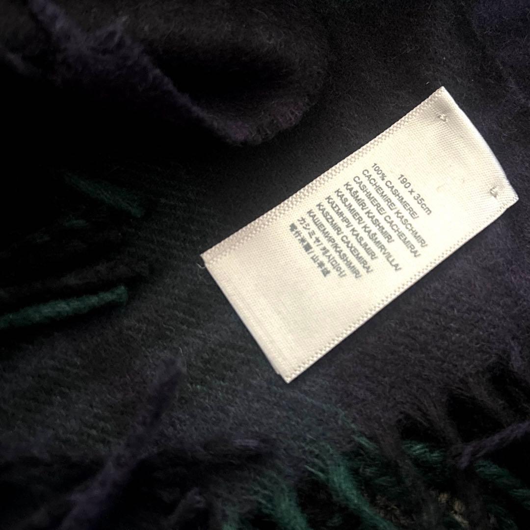 Johnstons✳︎ジョンストンズのマフラー✳︎ブラックウォッチ✳︎正規品ほぼ新品✳︎