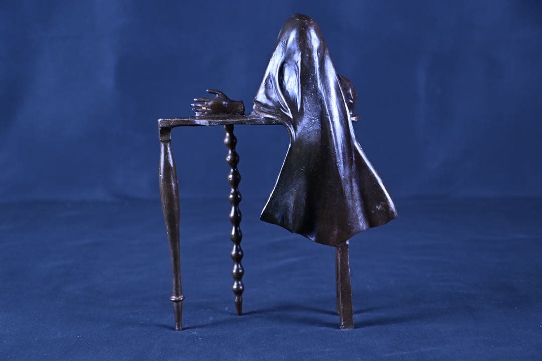 【珍品】幽霊 ブロンズ 置物 ゴースト