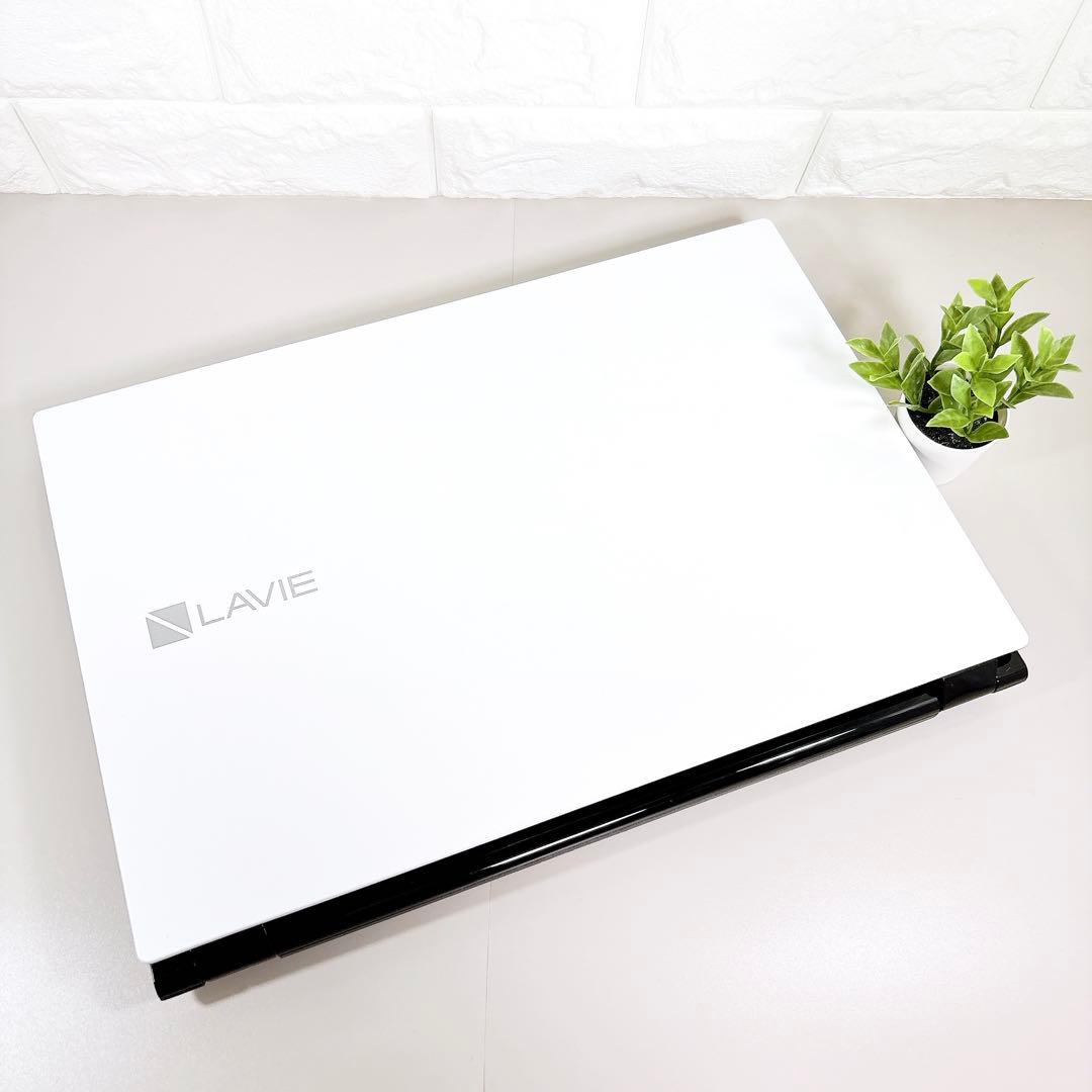 快適SSD✨メモリ8GB フルHD 第7世代 カメラ 白 ノートパソコン NEC