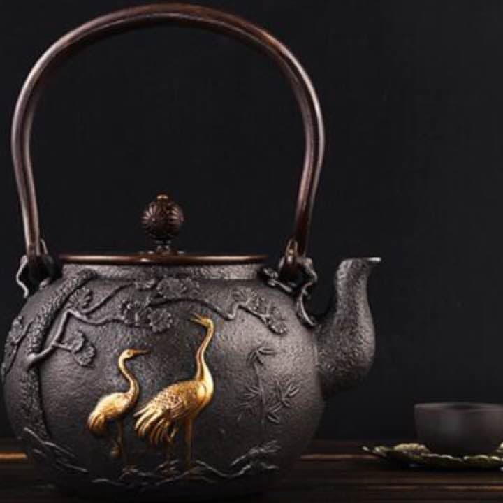 鉄器 急須 伝統工芸 手作り 鉄分補給 鉄瓶　YZS-041