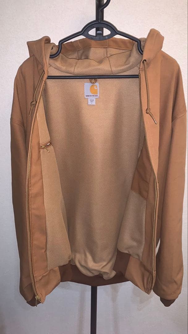 Carharttアクティブジャケット J131-BRN サイズL USA製