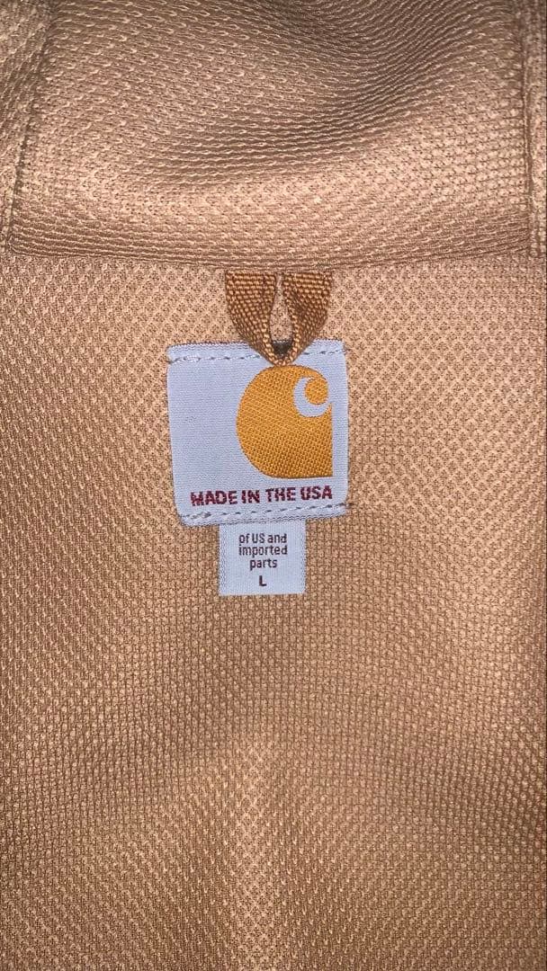 Carharttアクティブジャケット J131-BRN サイズL USA製