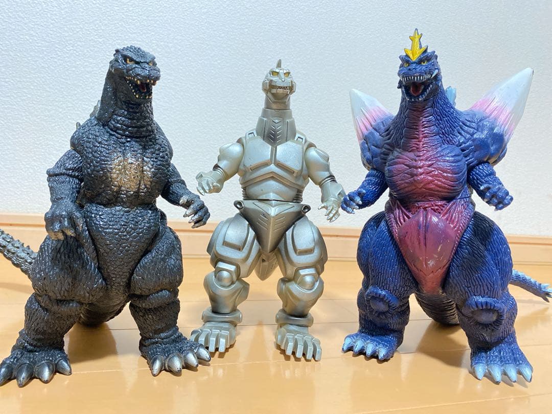 ソフビ レア 稀少 ゴジラ92 メカゴジラ93 メカゴジラ94 当時物