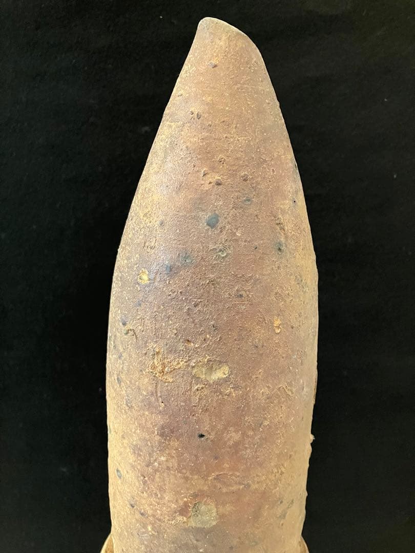 リドヴァン陶 砲弾形棟飾　保証鑑定書付