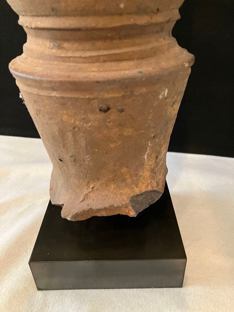 リドヴァン陶 砲弾形棟飾　保証鑑定書付