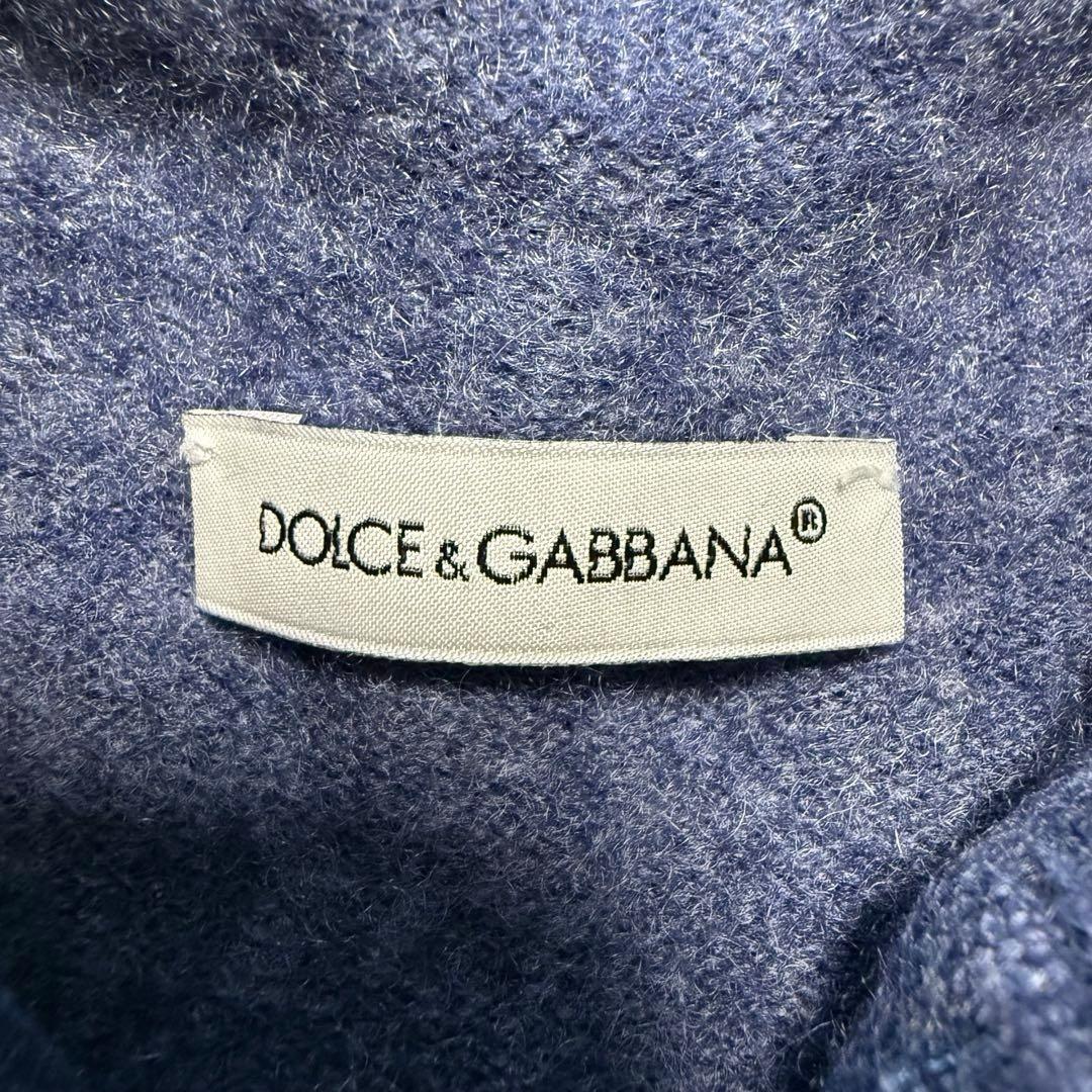D&G カシミヤ 100% パーカー キッズ ベビー フーディ ブルー 80