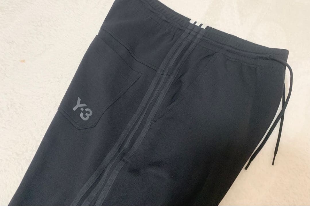 美品Y-3 ワイスリー スリーライン サルエル トラック パンツ